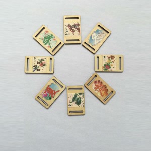 Hölzerne kleine Karte