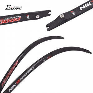 270071 N3 NIKA Bogenschießen Fortschritt Seris Kohlefaser-Gliedmaßen für Recurve Bow Outdoor-Zielschießen
