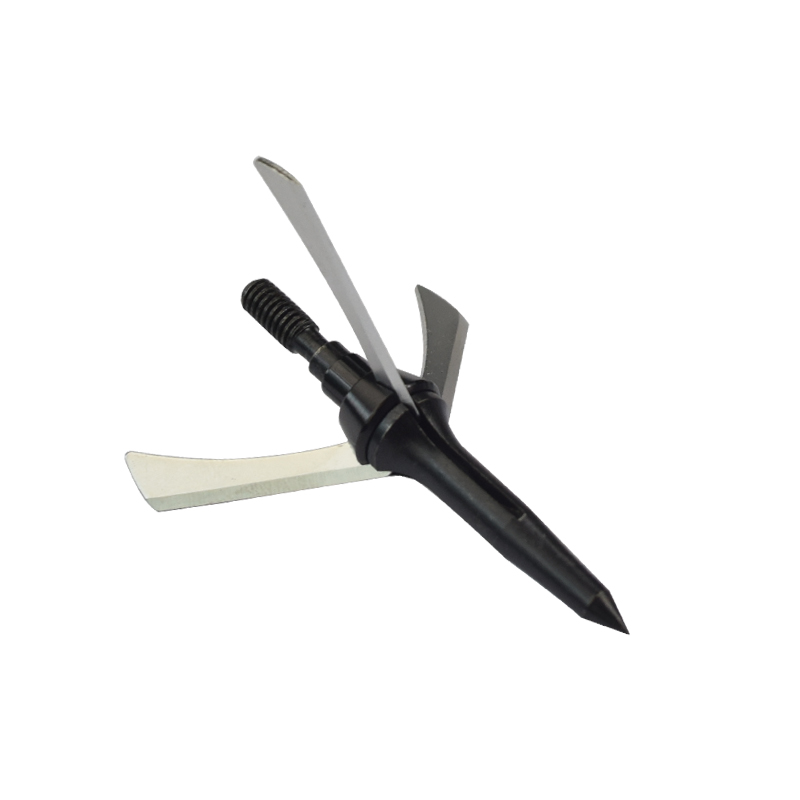 Nika Bogenschießen 15B022 3 Klingen Broadhead mit Edelstahlklingen Armbrust Jagdpfeilköpfe