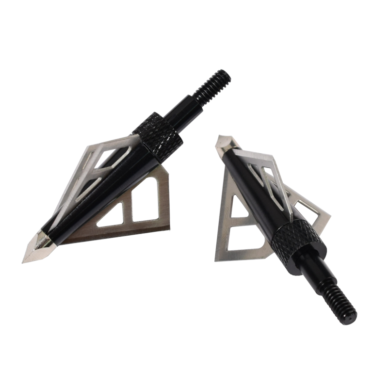 Nika Bogenschießen 15B028 3 Blade 100 Getreide-Breitwälder für Bogenschießen Armbrustbolzen Pfeile Schraube Tipps Jagd