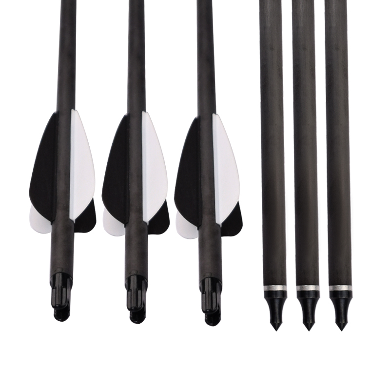 Elong Outdoor 110015-TAC ID7.62mm Kohlefaser Pfeil Bogenschießen Aufnahmeübungen