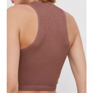 Sleeveless Elastic Strick Jersey Sportanzug