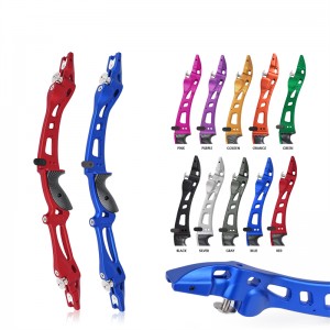 Nika Bogenschießen 221006 25inch ILF 6061 Aluminium -Bogenschießen Riser zum Wiederaufnehmen von Bogenzielen