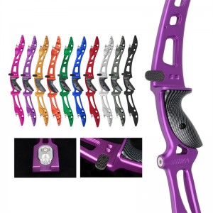 Nika Bogenschießen 221006 25inch ILF 6061 Aluminium -Bogenschießen Riser zum Wiederaufnehmen von Bogenzielen