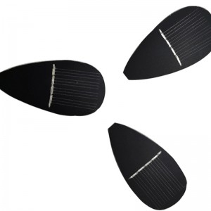 Customized Drop Shaped Kleine Größe Unregelmäßiger Blattform Solarpanel Tragbare Off-Grid Mini Home Solar Power Panels für Haus