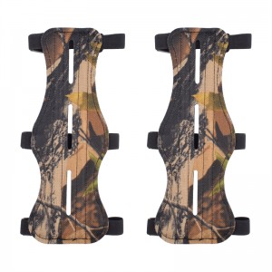 Elong Outdoor 44Ag01 8.5 Zoll Armschutz verstellbar Doppelgesichter Bogenschießen Vorderer Armschutz