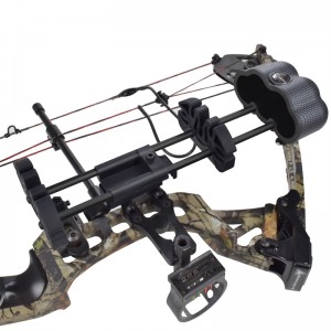 Nika Bogenschießen 430007 Bogenschießen Zubehör 5 Pfeile Einfache Köcher für Jagd Armbrust und Compound Bow