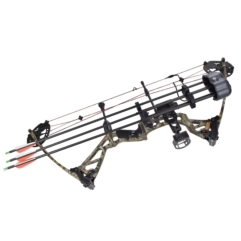 Nika Bogenschießen 430007 Bogenschießen Zubehör 5 Pfeile Einfache Köcher für Jagd Armbrust und Compound Bow