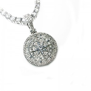 Bling bling Anhänger Halskette 18 Karat vergoldete Männer und Frauen Hip Hop Schmuck