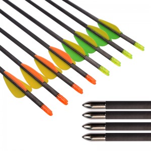 Elong Outdoor 112164 ID4.2mm Carbon Pfeil 30inch SP600 Bogenschießen Recurve Bow Target Shooting