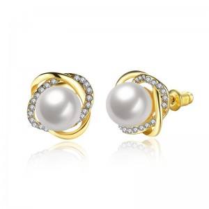 Die koreanische Version der einfachen Temperament-Ohrringe