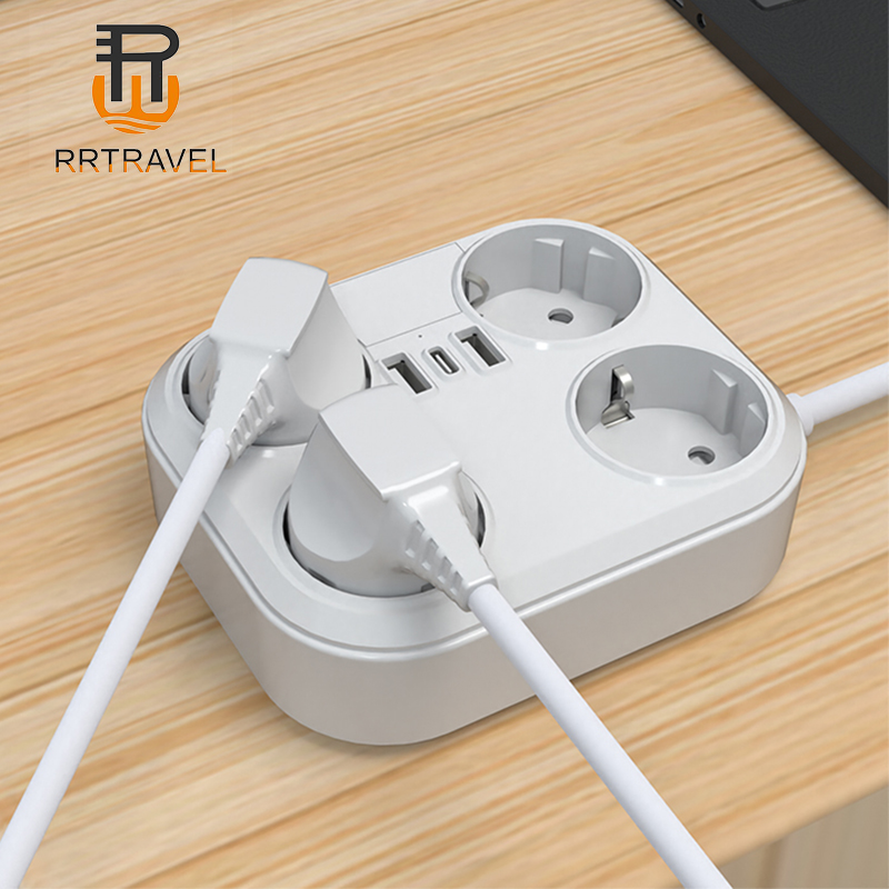 Neues Produkt Deutsch Standard mit Linienstecker, mit USB sowie Typ-C, deutsche Standardplatine-Ruderstecker, 110-240V AC Universal-Sockel