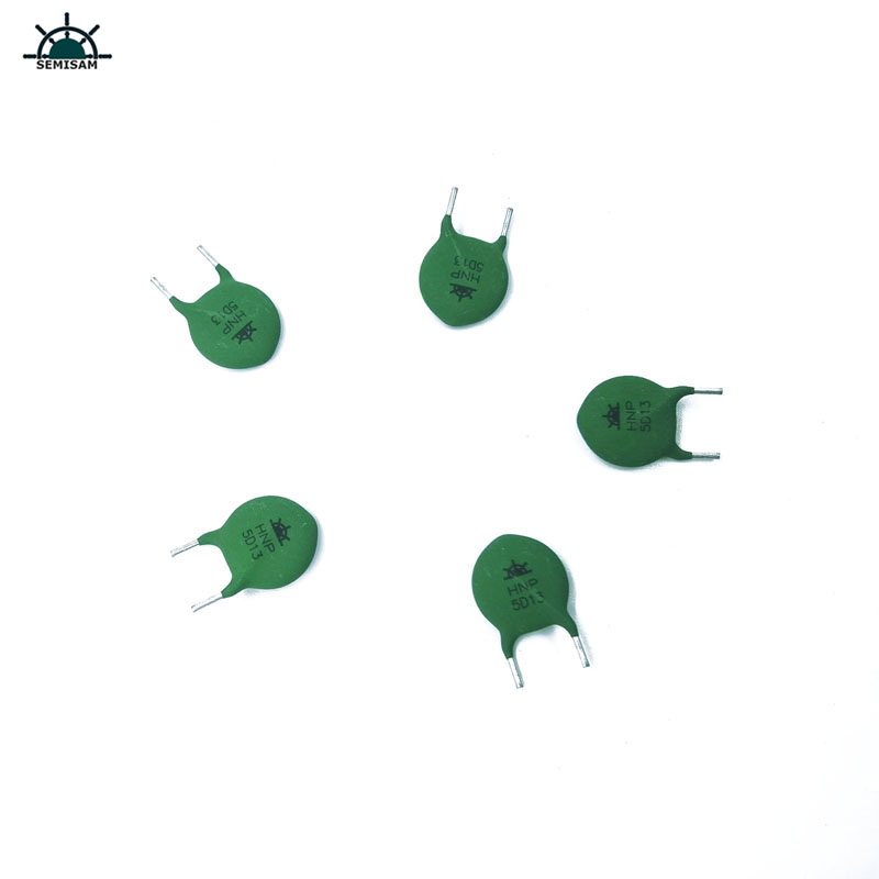 Gute Qualität China Hersteller grünes Silizium 5 Ohm 5D13 Durchmesser 13mm Widerstandsleistung NTC Thermistor