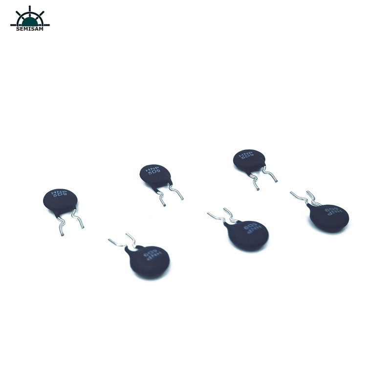 China ODM OEM-Schnitt-Blei-Kurvenform Blei schwarz 5 Ohm 5D9 Durchmesser 9mm Widerstandskraft-Thermistor