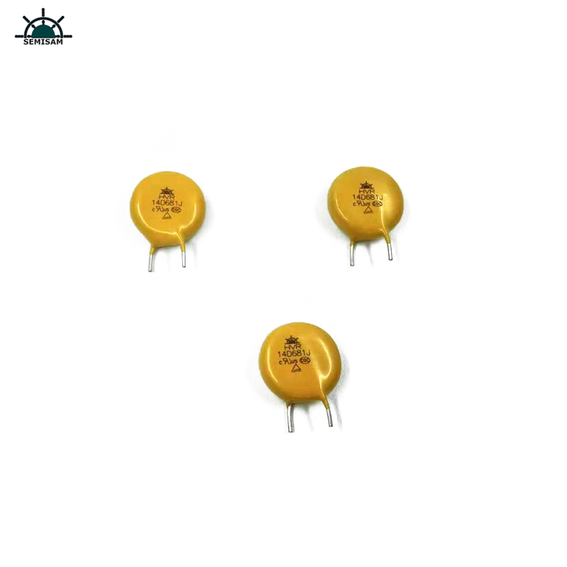 ODMniedrigerer Preis Guter Service, gelb hoher Surge MOV 14mm HVR14D681K Zinkoxid-Varistor für LED-Leuchten