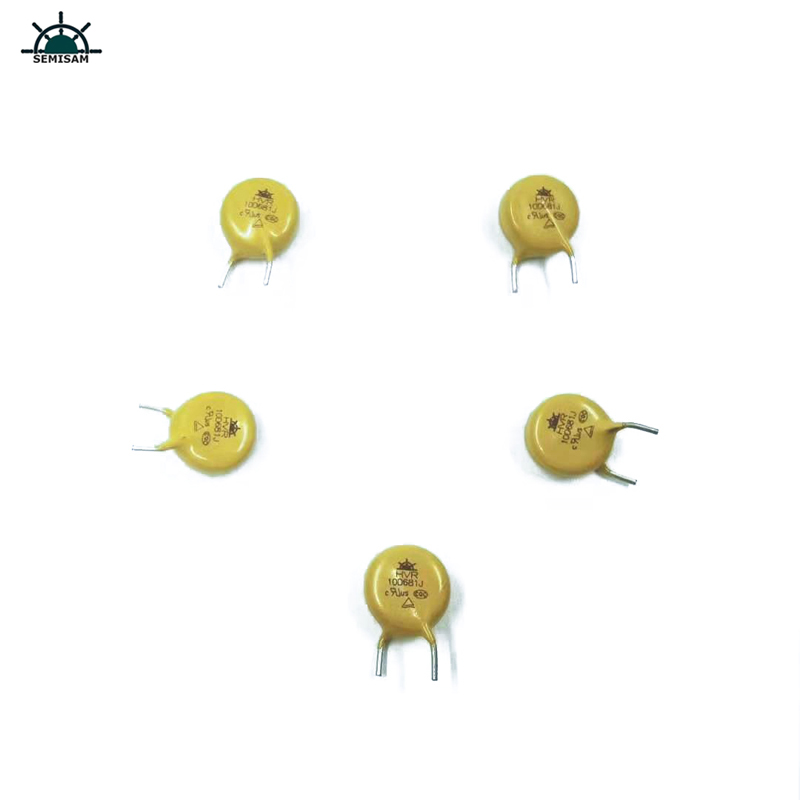 China Original Hersteller Passive Elektronikkomponenten, Gelb MOV 10mm HVR10D681K Zinkoxidvaristor