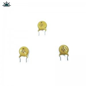 China Original Hersteller Passive Elektronikkomponenten, gelber MOV 10mm HVR10D511K Zinkoxidvaristor