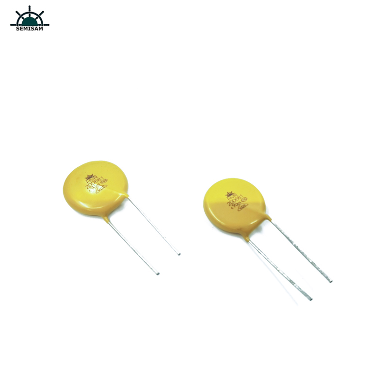 China Original Hersteller, gelber Silizium MOV 20mm 20D681 680V Zov Varistor MOV zum Überlastschutz