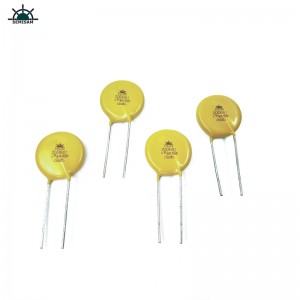 China Original Hersteller, gelber Silizium MOV 20mm 20D681 680V Zov Varistor MOV zum Überlastschutz