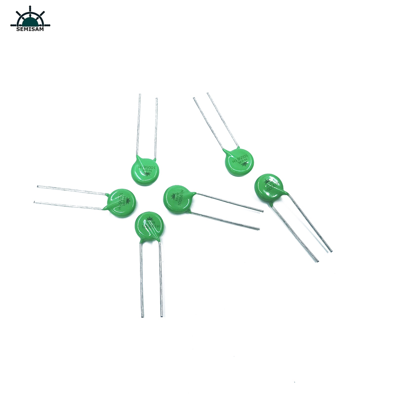 China ODM Electronics-Komponenten, grüner Epoxy-MOV 10mm 10D561 560V-Metalloxid-Varistoren MOV