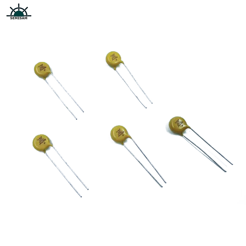 China ODM Electronic Factory, Yellow Mov 7mm HVR07D621K Zinkoxidvaristor für Haushaltsgeräte