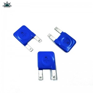 China Hersteller, der Zinkoxidwiderstand mitniedrigem Leck-Überspannungsableiter 34mm 34S431 Square MOV-Varistor liefert