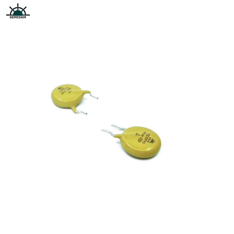 China Electronics-Komponenten, gelb MOV 10mm 10D561 560V Zov-Varistor MOV zum Überlastungsschutz
