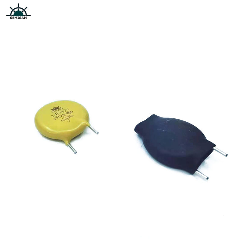 China ODM Yellow MOV 14mm 14D471 470V Varistor Surge Protector Zov Indigial Varistor