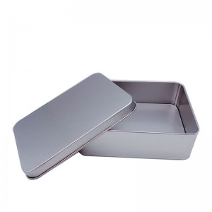 SOAP-Speicher-Metallboxfenster-Geschenk-Blechbox 125 * 90 * 48mm