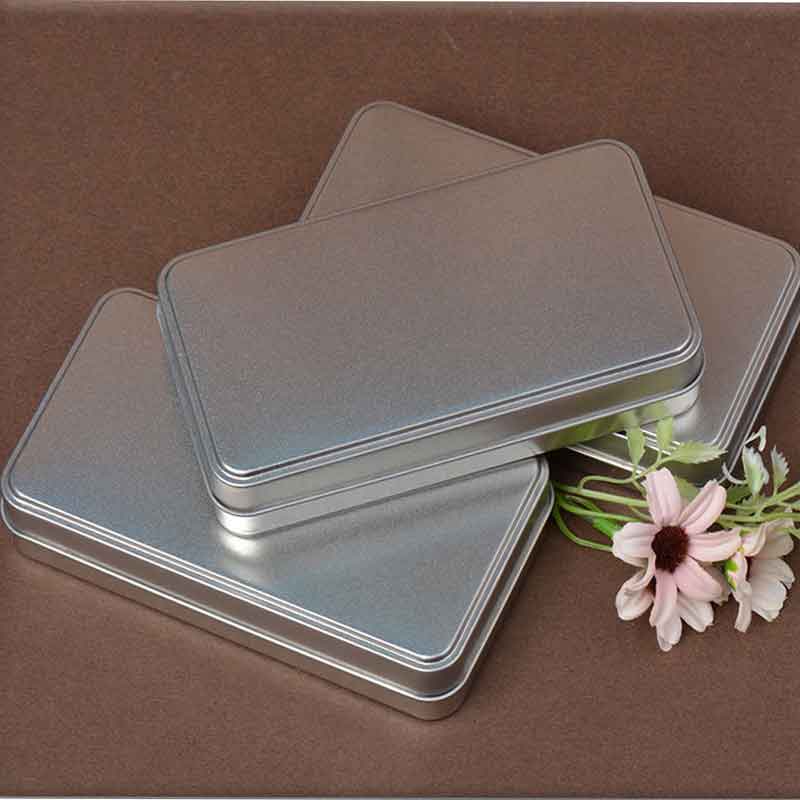 Lidschatten Geschenk Metall Box Kosmetische Bürste Blechdose 150 * 80 * 25mm