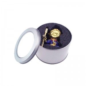 Die Fabrik verkauft die zylindrische obere Abdeckung Zinn kann Kuchenkästen Shaving SOAP TIN CAN (90mm * 60mm)