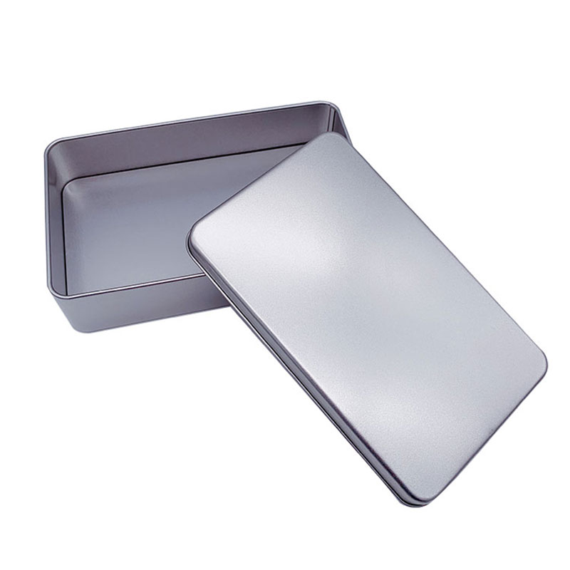 Lebensmittelqualität Rechteck Blechdose Metall Aufbewahrungsbox 180 * 110 * 40mm