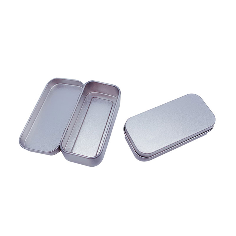Mattierte kleine Metallkiste Geschenk Blechblech mit Deckel 80 * 38 * 20mm
