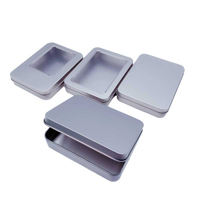 Spielkarte Scharnier Metall Tin Box Abzeichen Geschenk Blechdose 115 * 85 * 22mm