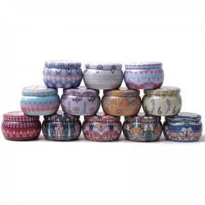 Kerzengefasste mattierte Metall Can Candy Packaging Zinn 77 * 50mm