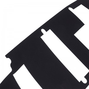 Flammschutzmittel und leicht zu falten PP-Isolierblatt 0,25 mm Leistungs-Isolierdichtung Schwarz 3716 Isolierblatt