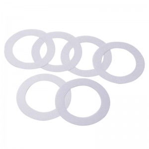 Dongguan Bopu Großhandel DM Isolierpapier Weiße Isolierdichtung 0,2mm Rundes dünnes Isolierpapier