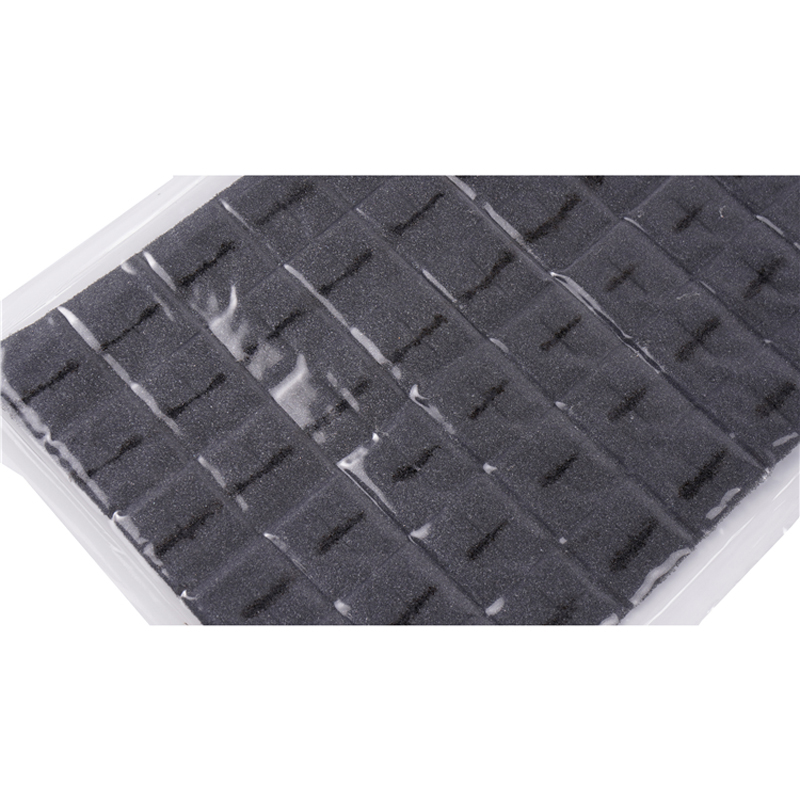 Dongguan Großhandel Pflanzend Schwamm Schwarze Quadratische Stoßdämpfung Staub Schwamm Geräusche Reduktion Puffer Filter Schwamm