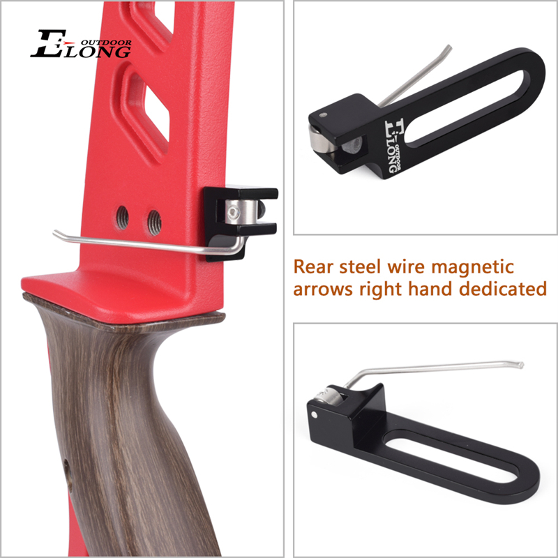 Elong Outdoor 250007-01 RH Aluminiumpfeilstütze Recurve-Ausrüstung für Recurve Bow-Zielschießen
