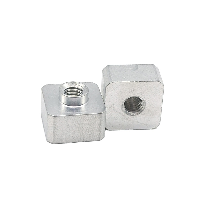 Quadratische Edelstahl Messing Aluminium Titanteile CNC Drehen von Teilen CNC Drehen Mechanische Bauteilbolzen