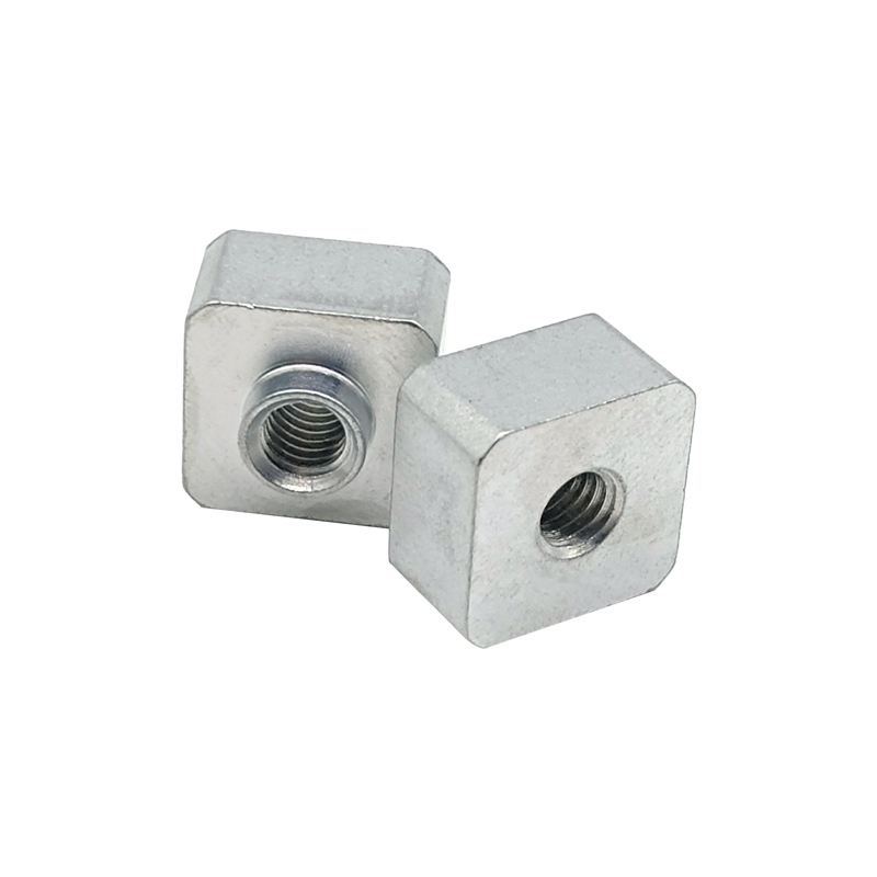 Quadratische Edelstahl Messing Aluminium Titanteile CNC Drehen von Teilen CNC Drehen Mechanische Bauteilbolzen