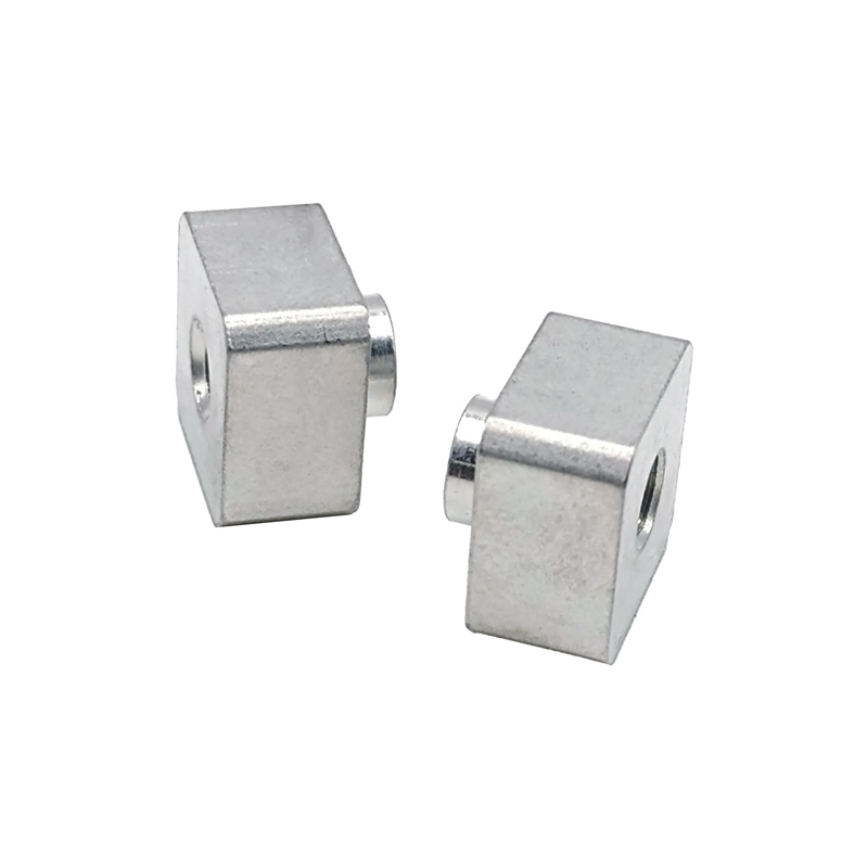 Quadratische Edelstahl Messing Aluminium Titanteile CNC Drehen von Teilen CNC Drehen Mechanische Bauteilbolzen