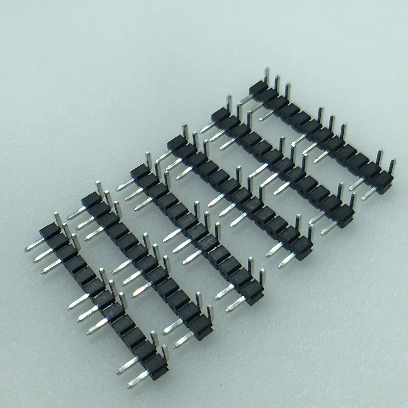 2.54mm Pitch 12p 90 ° rechtwinklig Pin-Header leerer 4P-Pin-Anschluss