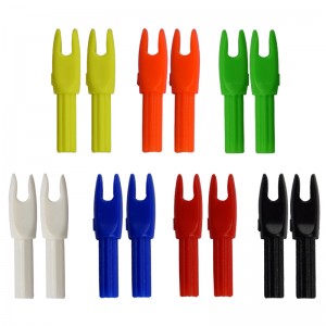 Nika Bogenschießen 14N808 Einfügen von Kunststoffpfeil-Nocke für Bogenschießenkohlenstoffpfeile