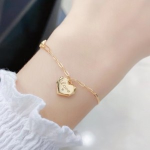 Tuochen Schmuckhersteller Mode-Design 18K/14k/10/9k/Silber 925 Gold Herz Stil Armband für Frauen