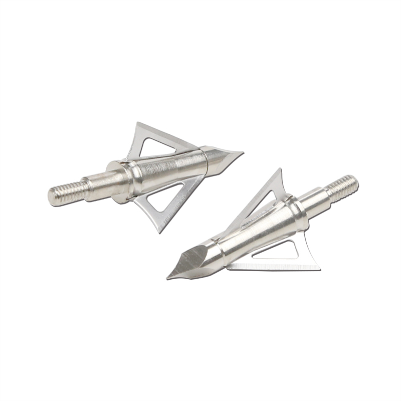 Nika Bogenschießen 15B027 3 Feste Klingen 150Grain Jagd Broadheads Bogenschießen Armbrustbolzen Jagd