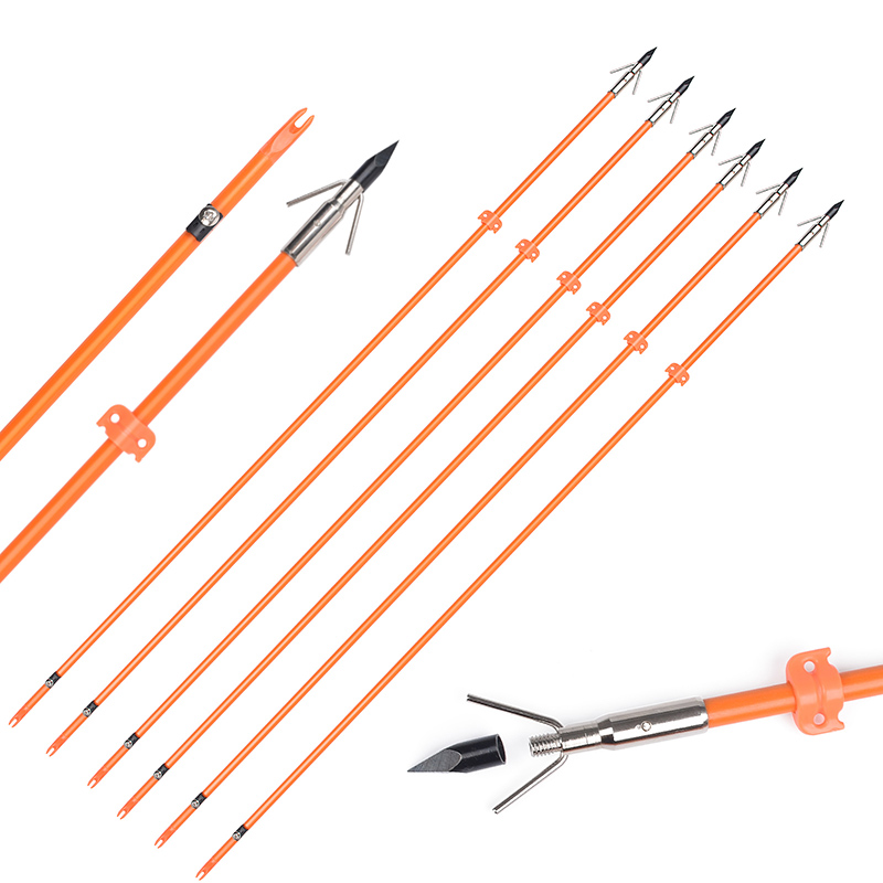 110021-05 Elong Outdoor Od8mm 32-Zoll Fiberglas Welle Bowfishing arrow Bogenschießen Angelausrüstung