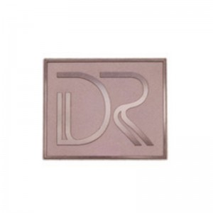 Benutzerdefinierte Goldgravierte 3D-Aluminium-Präge-Metall-Logo-Platte für Handtasche