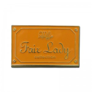 Hohe Qualität Benutzerdefinierte Marke Mode Matte Finish Metall Name Label Silk Printing Aluminium Business Visitenkarte für eigene Logo