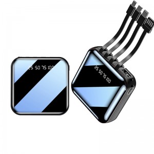 4 in 1 Spiegel 20000mAh Portable LED Light Fast Charging Power Bank